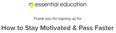 Confirmation email