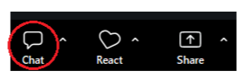 Meeting chat settings